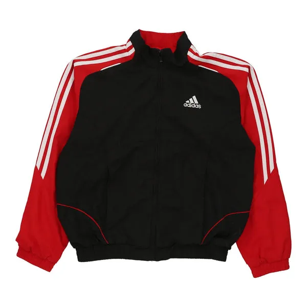152cm / Age 12 Adidas Track Jacket - Medium Black Polyester