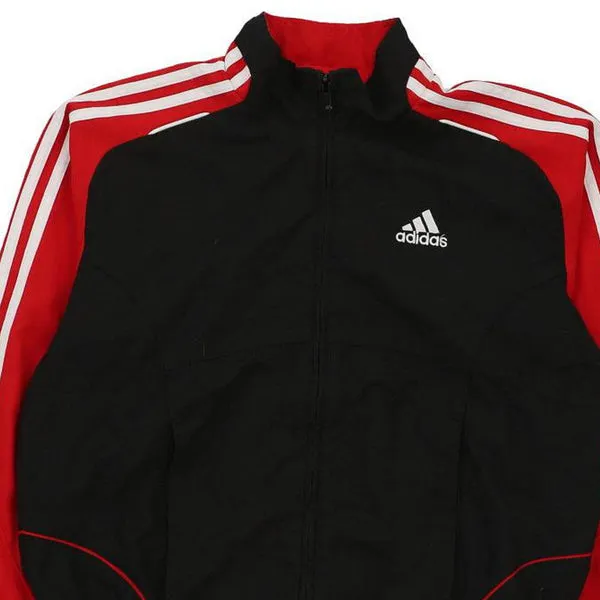 152cm / Age 12 Adidas Track Jacket - Medium Black Polyester