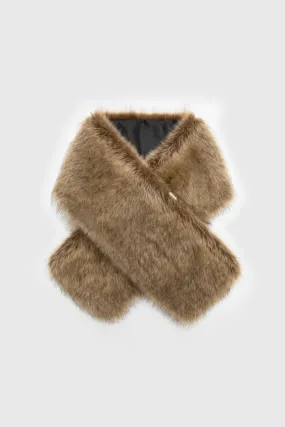 1920s Faux Fur Shoulder Collar Wrap