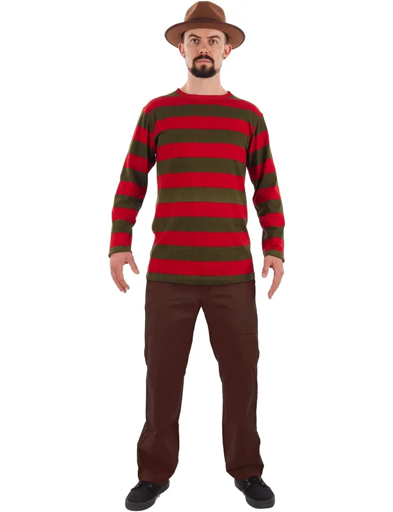 3-Piece Men's Red and Green Knitted Jumper Set