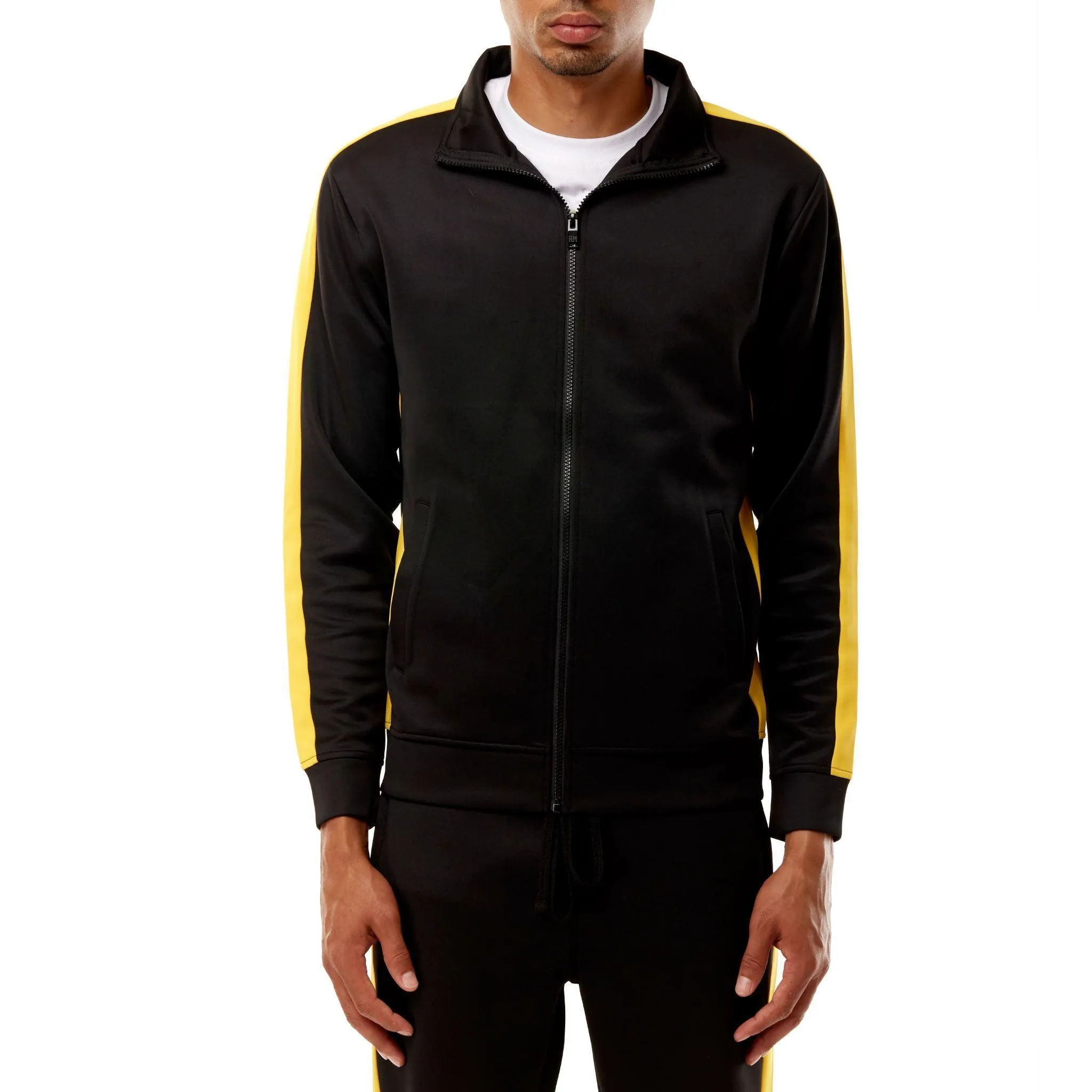 501 Track Jacket - Black/Yellow