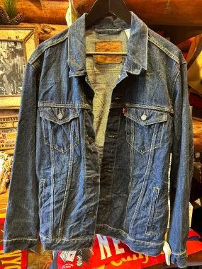 8. Vintage Levis Dark Denim Jacket, XL