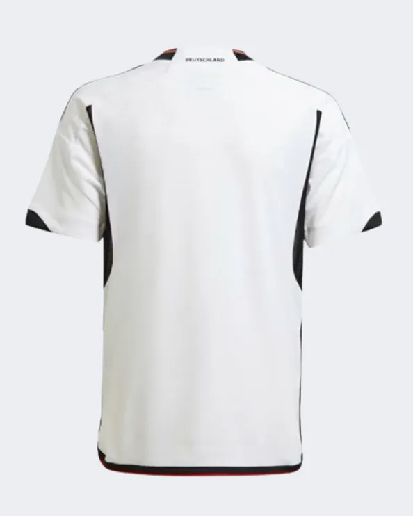 Adidas Germany 22 Home Boys Football T-Shirt White/Black Hf1467