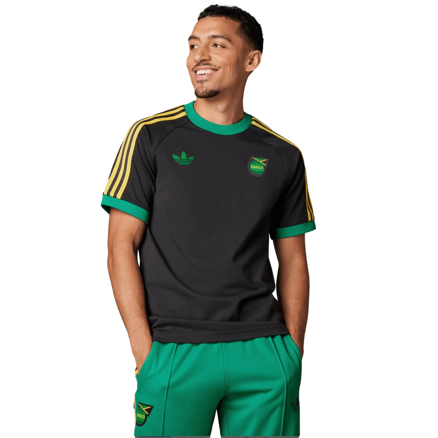Adidas Jamaica Originals 3-Stripes Tee