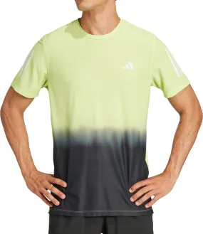 adidas Own The Run ClimaCool Short Sleeve Mens Running Top - Green
