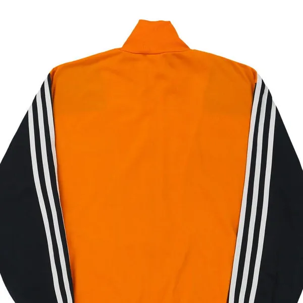 Adidas Track Jacket - Medium Orange Polyester
