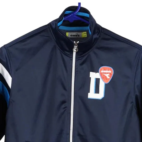 Age 14 Diadora Track Jacket - 2XL Navy Polyester