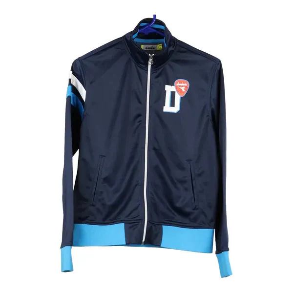 Age 14 Diadora Track Jacket - 2XL Navy Polyester