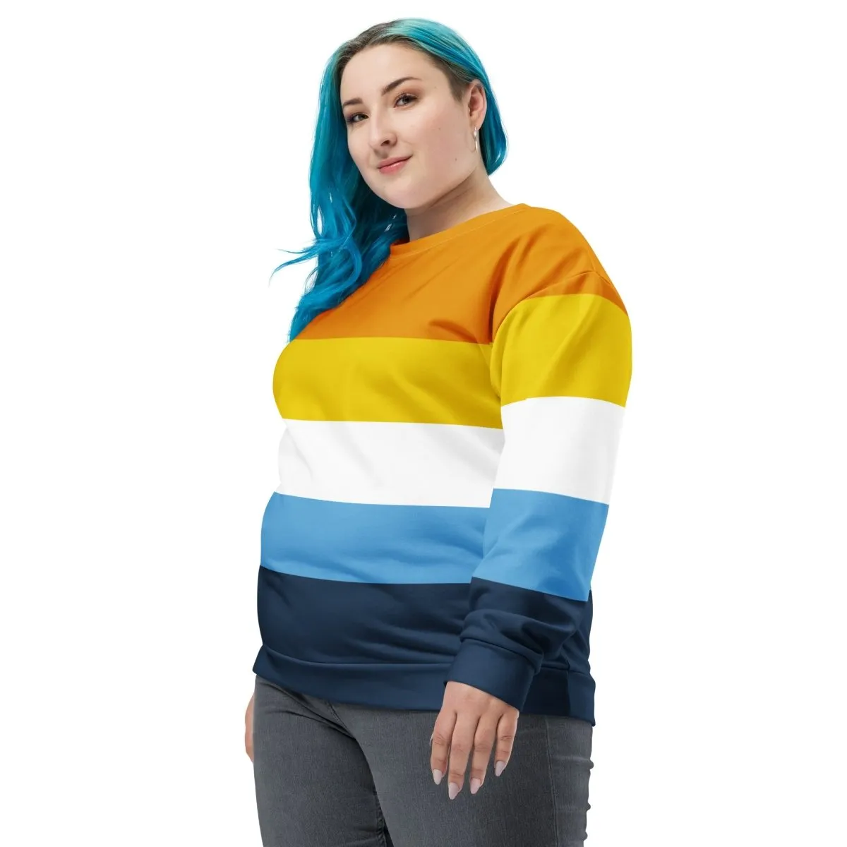 Aroace Sunset Flag Sweatshirt