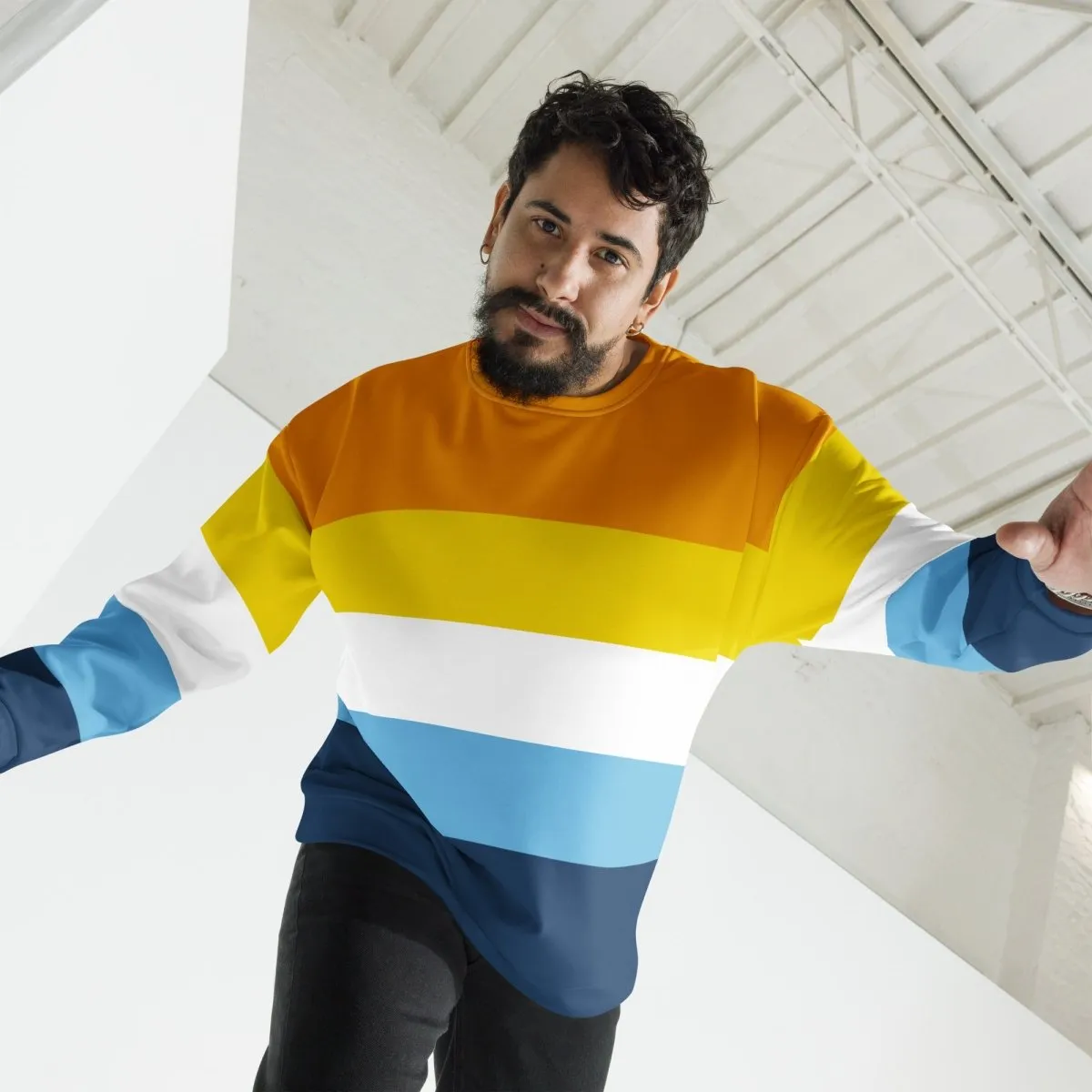 Aroace Sunset Flag Sweatshirt
