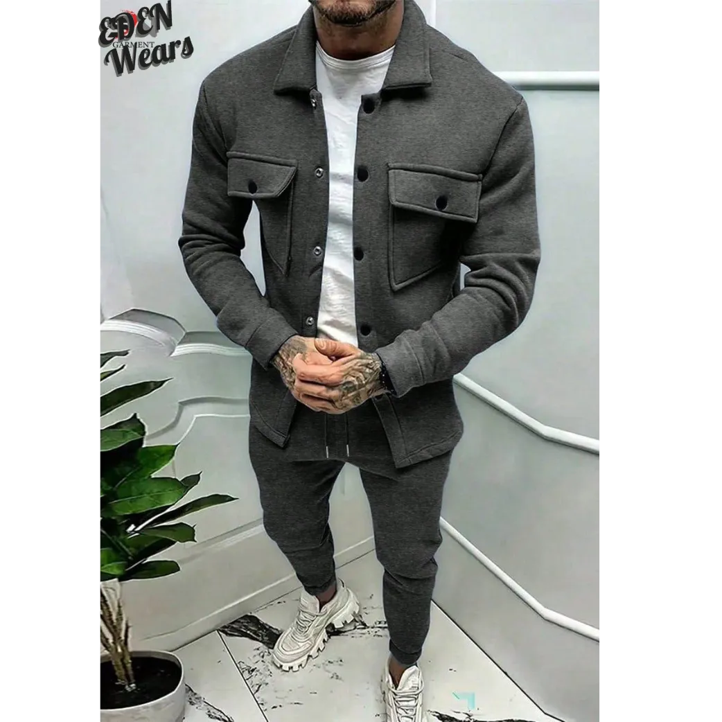 Article Name Tracksuit   Double  Pocket  Jacket Style For Men