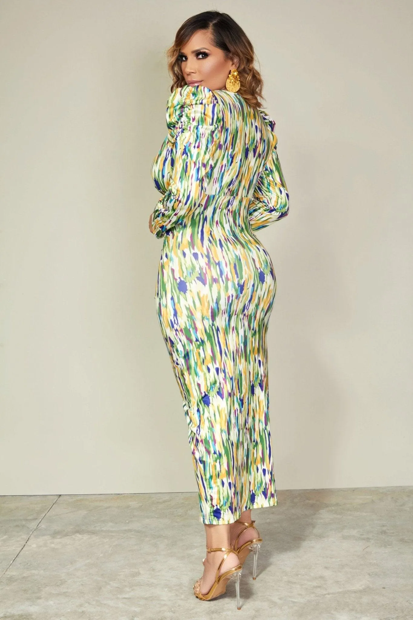 Babe Envy' Ruched Bodycon Dress