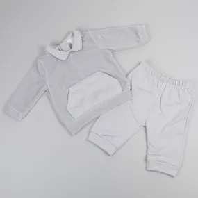 Baby Boys Two Piece - Corded Cosy Set - Grey