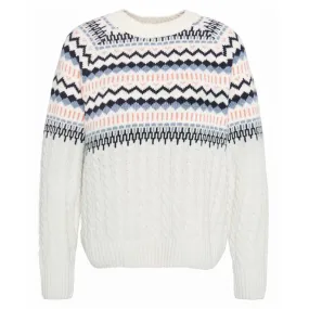 Barbour Marnie Knitted Ladies Jumper - Ecru