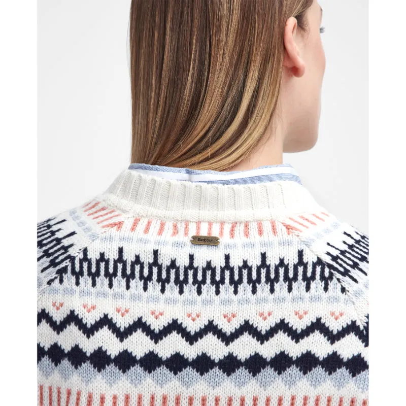 Barbour Marnie Knitted Ladies Jumper - Ecru