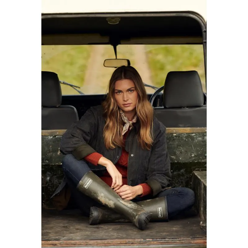 Barbour Solway Knitted Ladies Jumper - Spiced Pumpkin