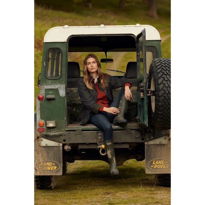 Barbour Solway Knitted Ladies Jumper - Spiced Pumpkin