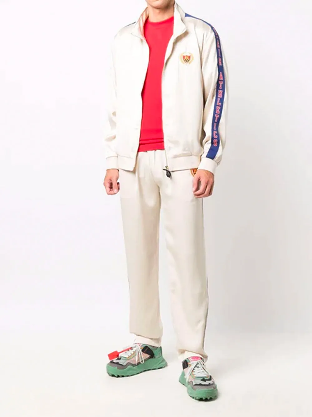 BEL-AIR ATHLETICS Track Jacket Ecru