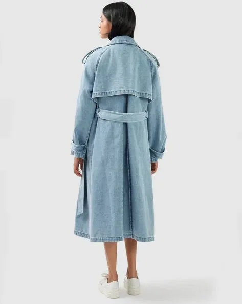 Belle & Bloom Wild Skies Denim Trench