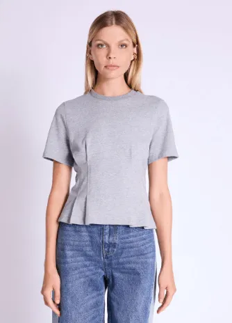Berence Edwin T Shirt in Grey Mousse
