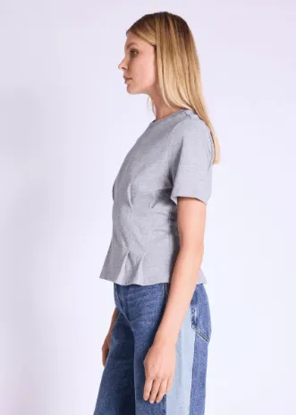 Berence Edwin T Shirt in Grey Mousse
