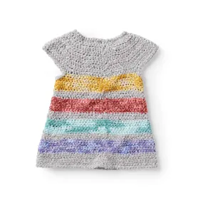 Bernat Crochet Rainbow Jumper Dress