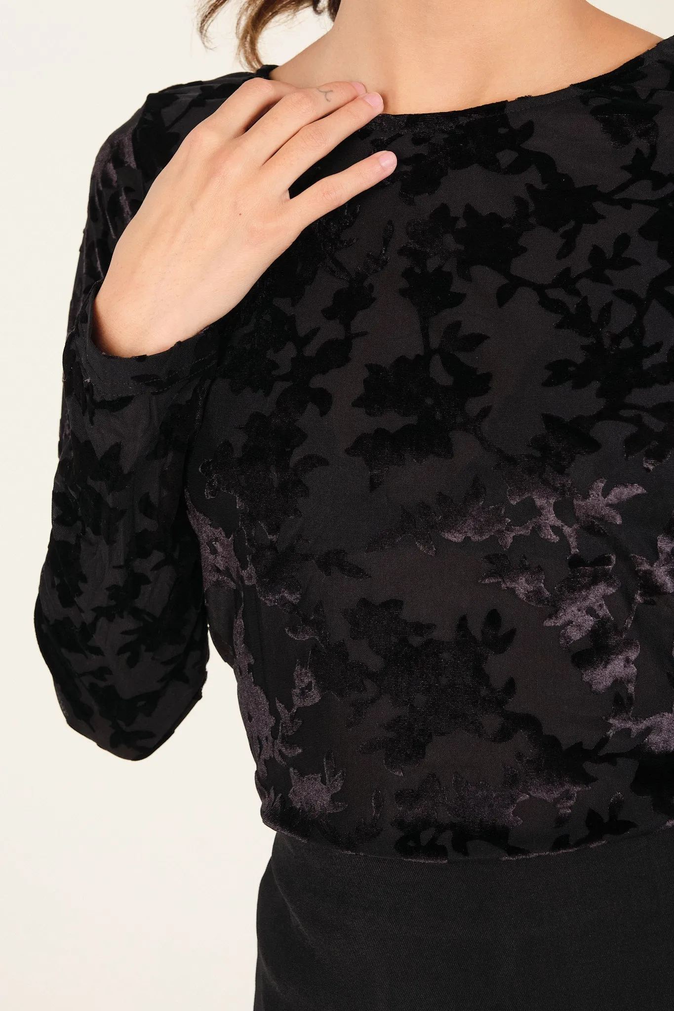 Black Delf Blouse