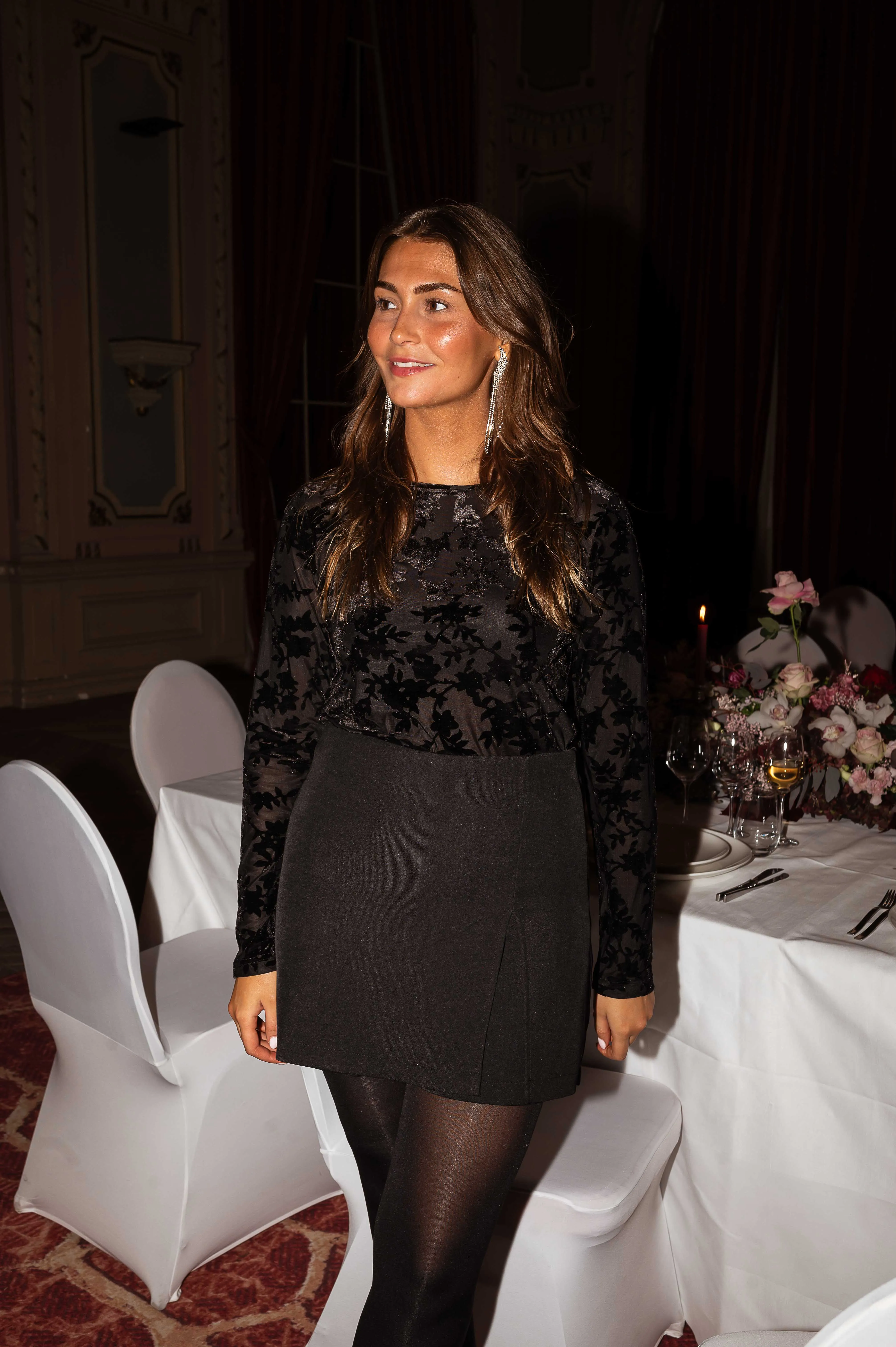 Black Delf Blouse