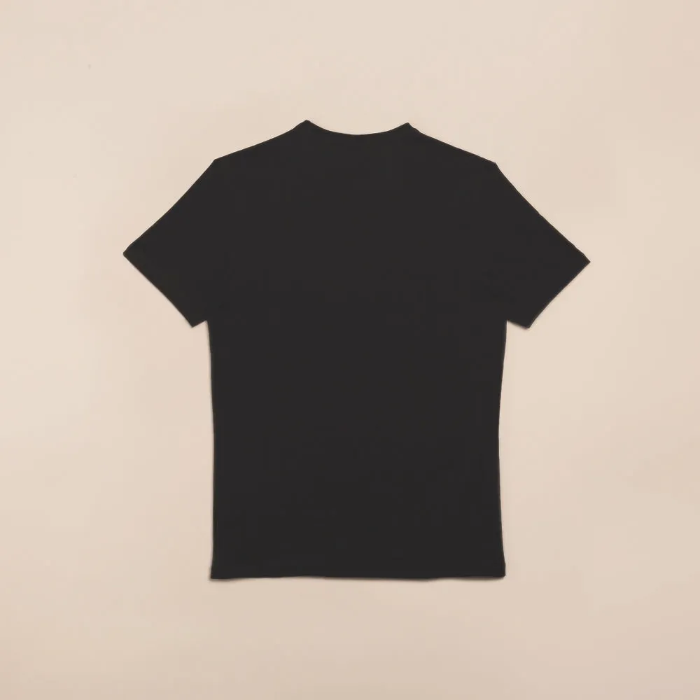 Black T-Shirt Man