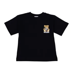 Black Teddy Print T-Shirt