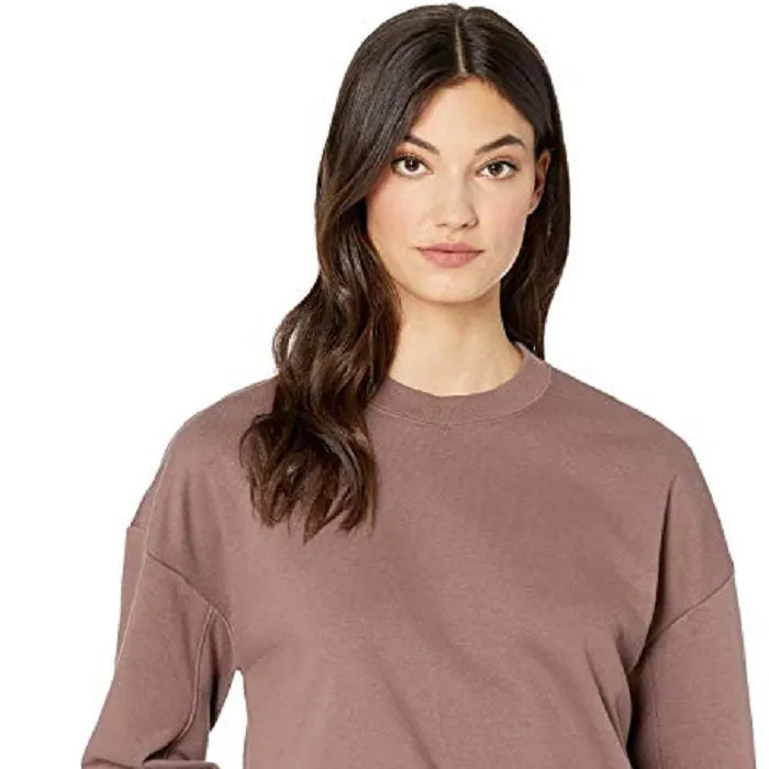 Canada Women's H2O Dri Wash Crew in Plum Eclipse Brown Size Large