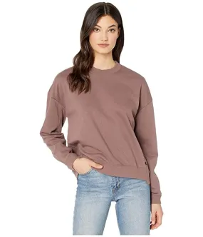 Canada Women's H2O Dri Wash Crew in Plum Eclipse Brown Size Large
