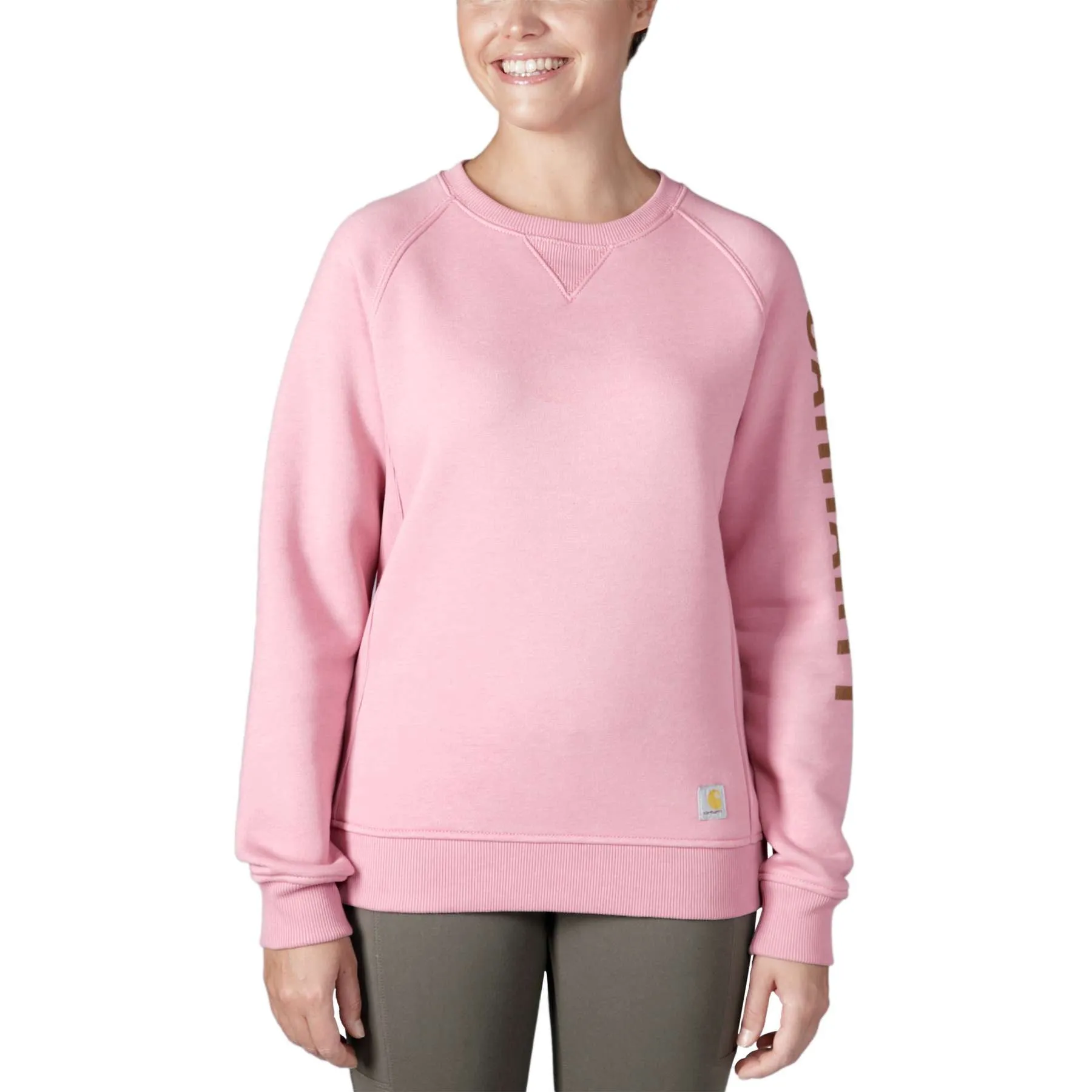 Carhartt Midweight Crewneck Logo Sleeve Graphic Sweatshirt