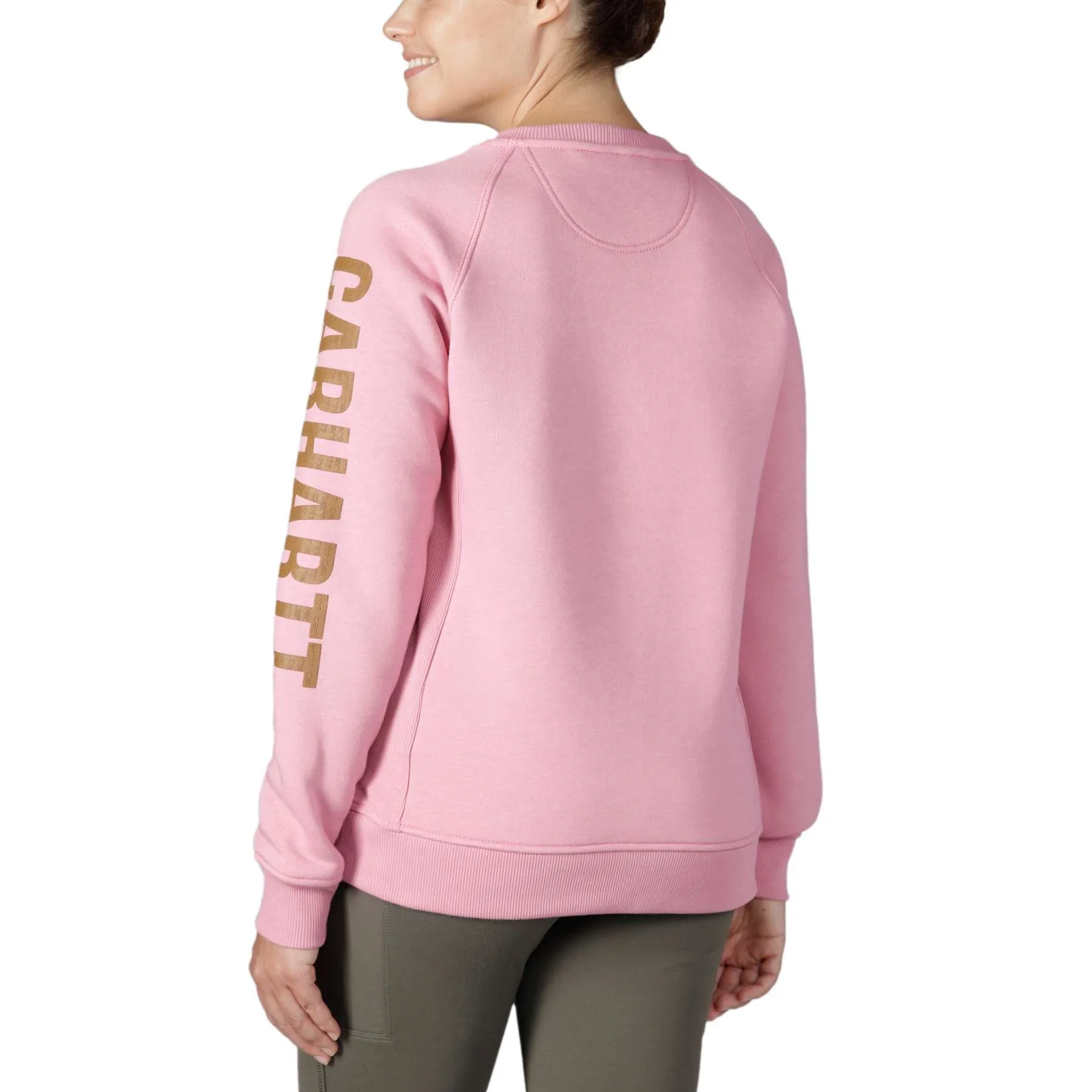 Carhartt Midweight Crewneck Logo Sleeve Graphic Sweatshirt
