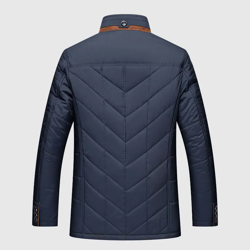 Classic Faux Fur High Collar Winter Jacket