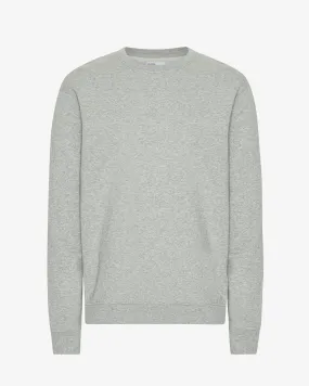 Classic Organic Crew - Heather Grey