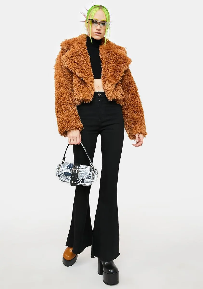 Cold Stare Faux Fur Jacket