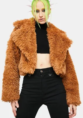 Cold Stare Faux Fur Jacket