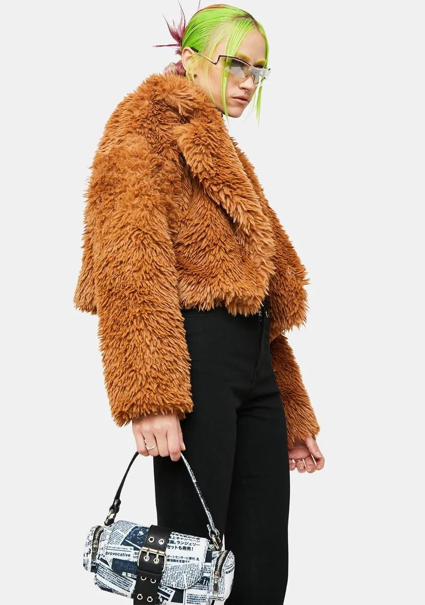 Cold Stare Faux Fur Jacket