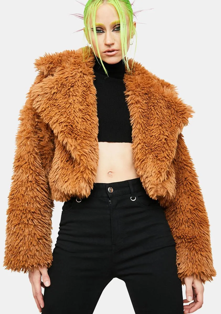 Cold Stare Faux Fur Jacket