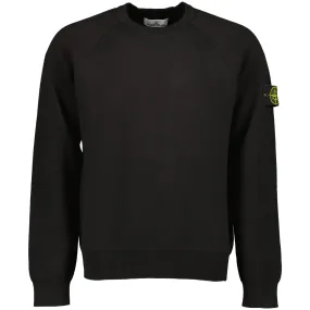 Cotton Crewneck Knitted Sweatshirt