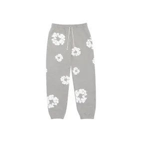 Denim Tears The Cotton Wreath Sweatpants Grey (FW23)