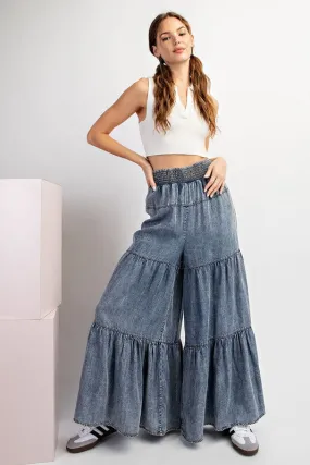 Denim Wide leg Pants