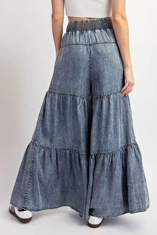 Denim Wide leg Pants