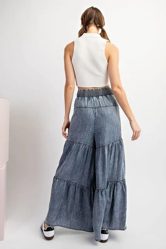 Denim Wide leg Pants