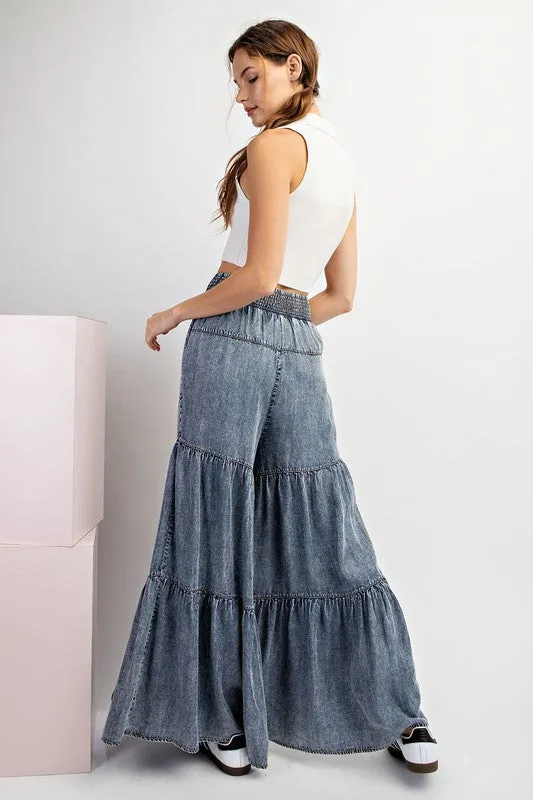 Denim Wide leg Pants