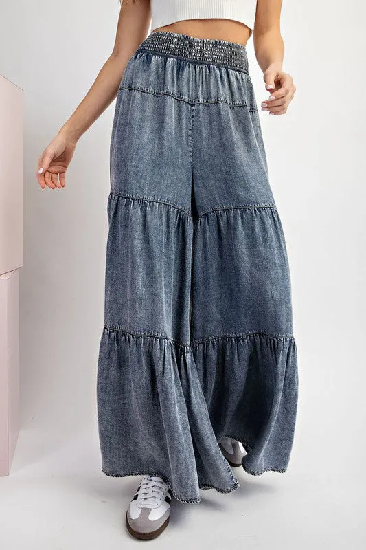 Denim Wide leg Pants