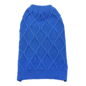 Diamond Knit Dog Sweater
