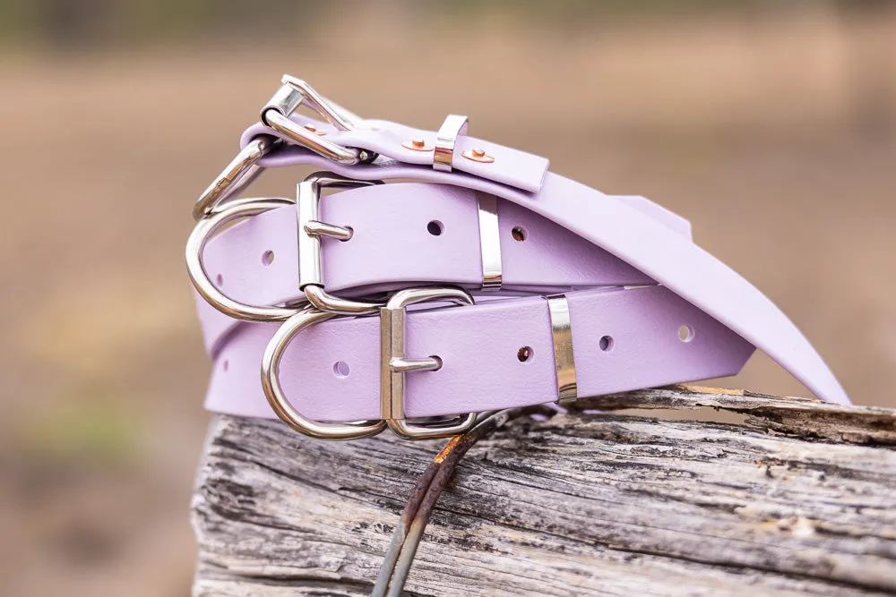 Dog Collar PVC 32mm x 70cm - Lavender