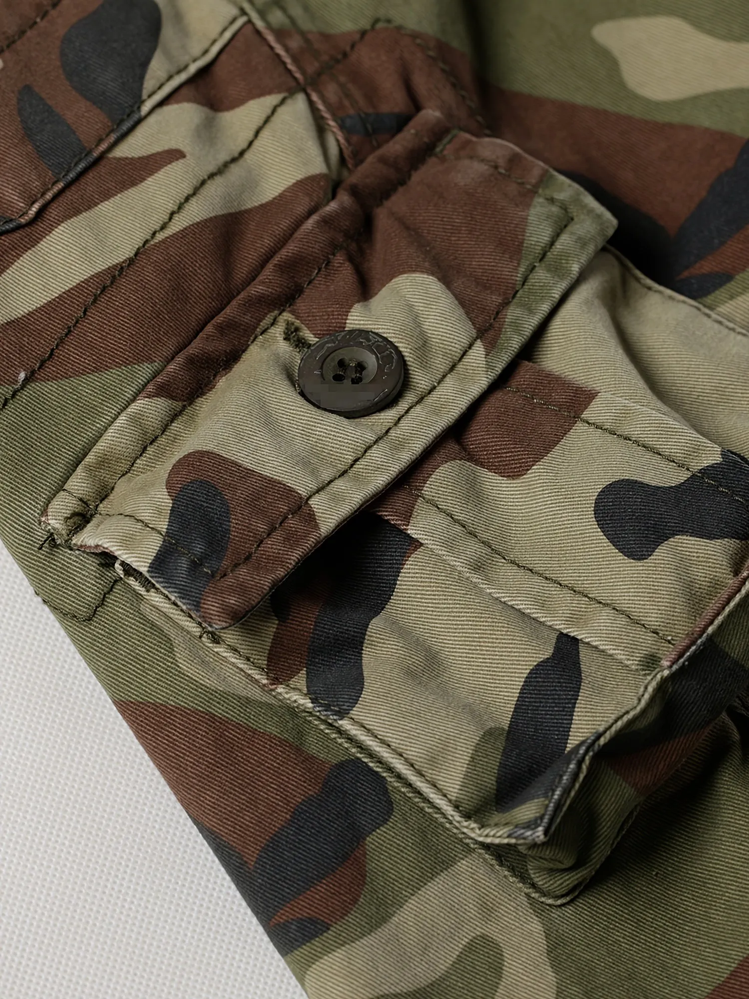 [Durable Cotton Cargo Pants] AKARMY Cargo Pants Camo Pants for Men - Durable Cotton Fabric, Multi-Pockets, Perfect for Hiking, Camping, and Work (No Belt)